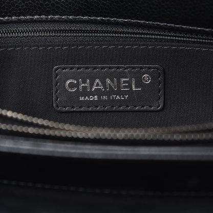 Chanel Caviar Quilted City Shopping Tote Black 8 of 14