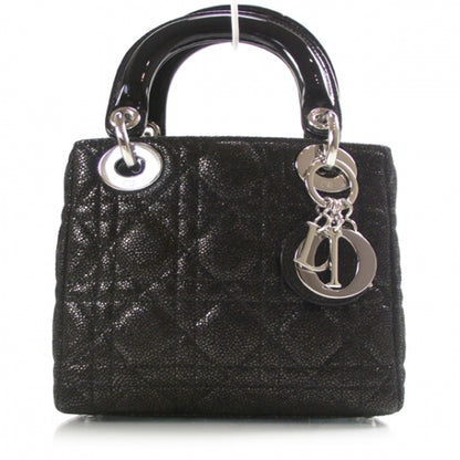 Christian Dior Leather Cannage Mini Lady Dior 1 of 8