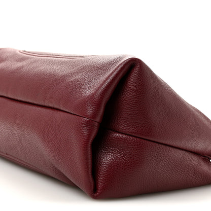 Gucci Grained Calfskin Softbit Maxi Shoulder Bag Rosso Ancora 10 of 10