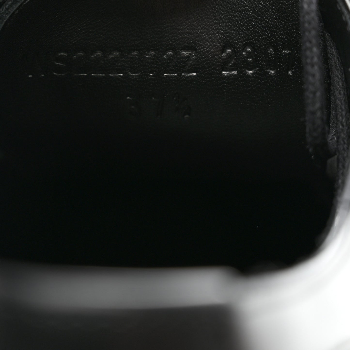 Calfskin First Derby Shoes 37.5 Black