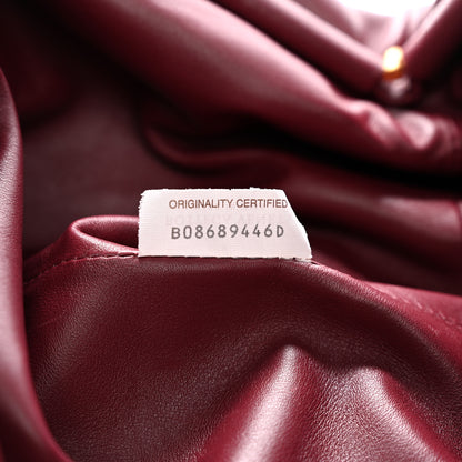 Bottega Veneta Smooth Butter Calf The Pouch Oversized Clutch Bordeaux 7 of 8
