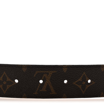 Louis Vuitton Monogram Epi 35mm LV Circle Reversible Belt 90 36 Rose Ballerine 3 of 6