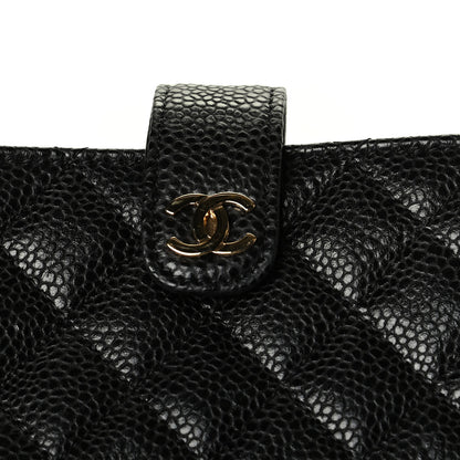 Chanel Caviar Quilted Mini Phone Holder Clutch Black 5 of 6