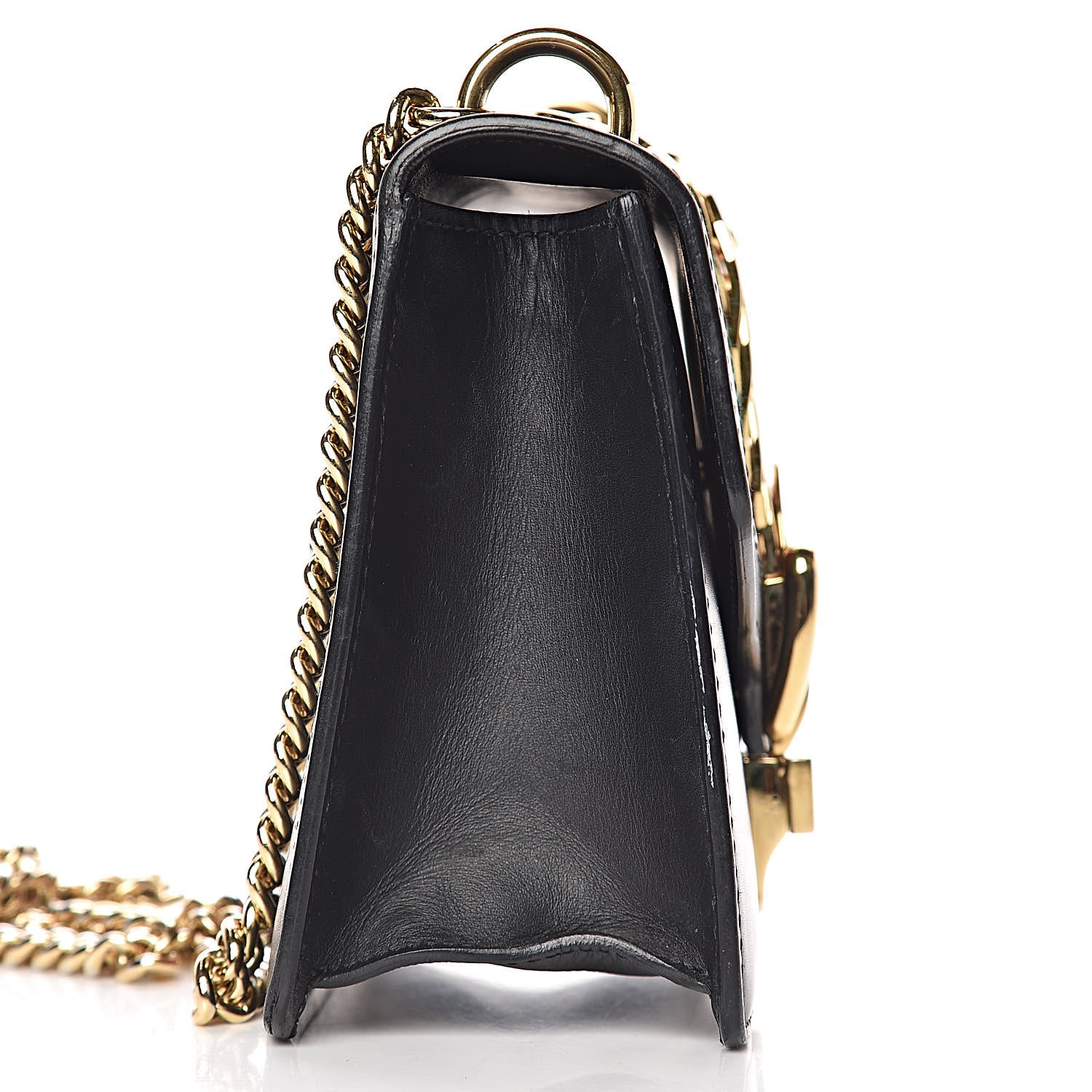 Gucci Calfskin Mini Sylvie Chain Shoulder Bag Black 21 of 26