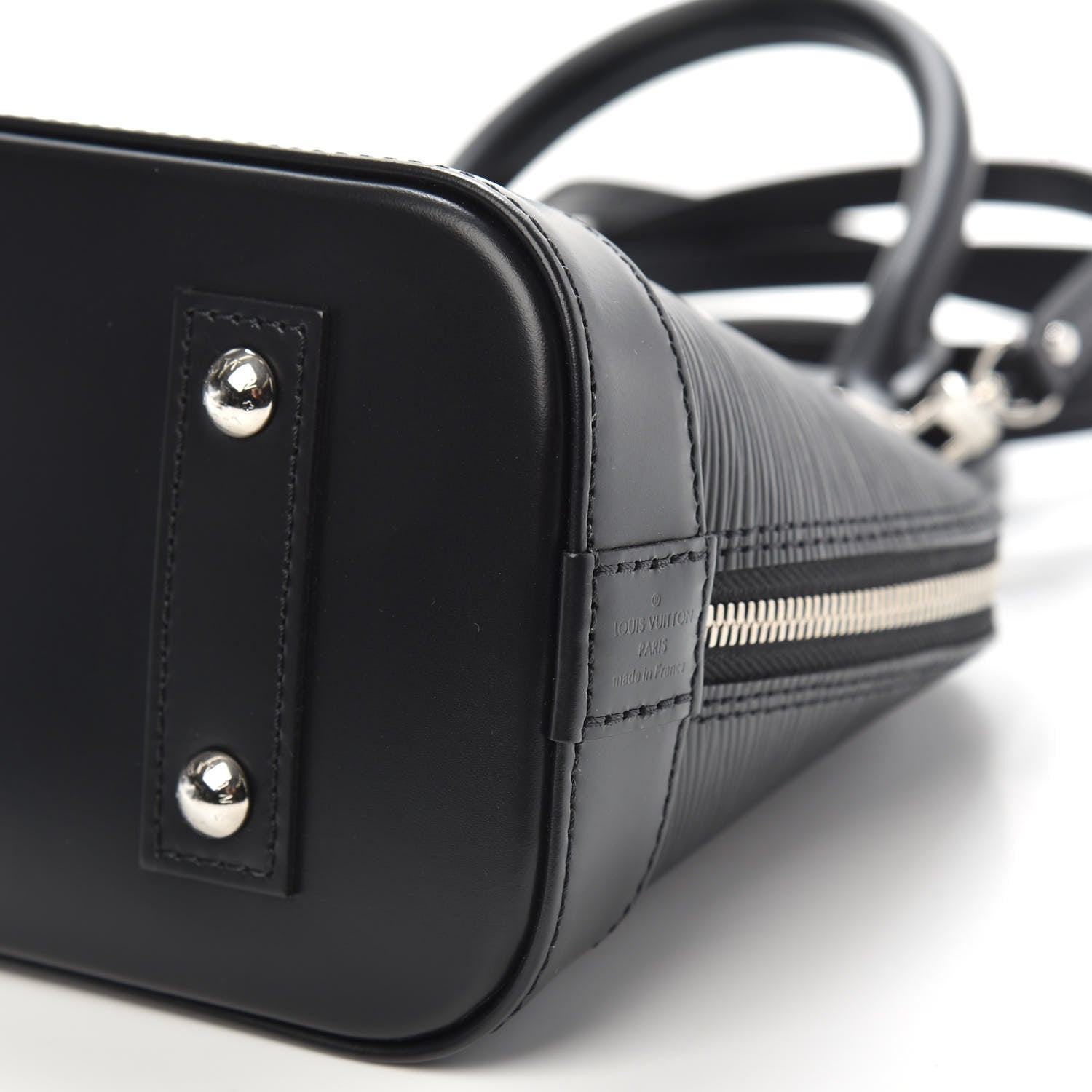Louis Vuitton Epi Alma BB Black 7 of 9