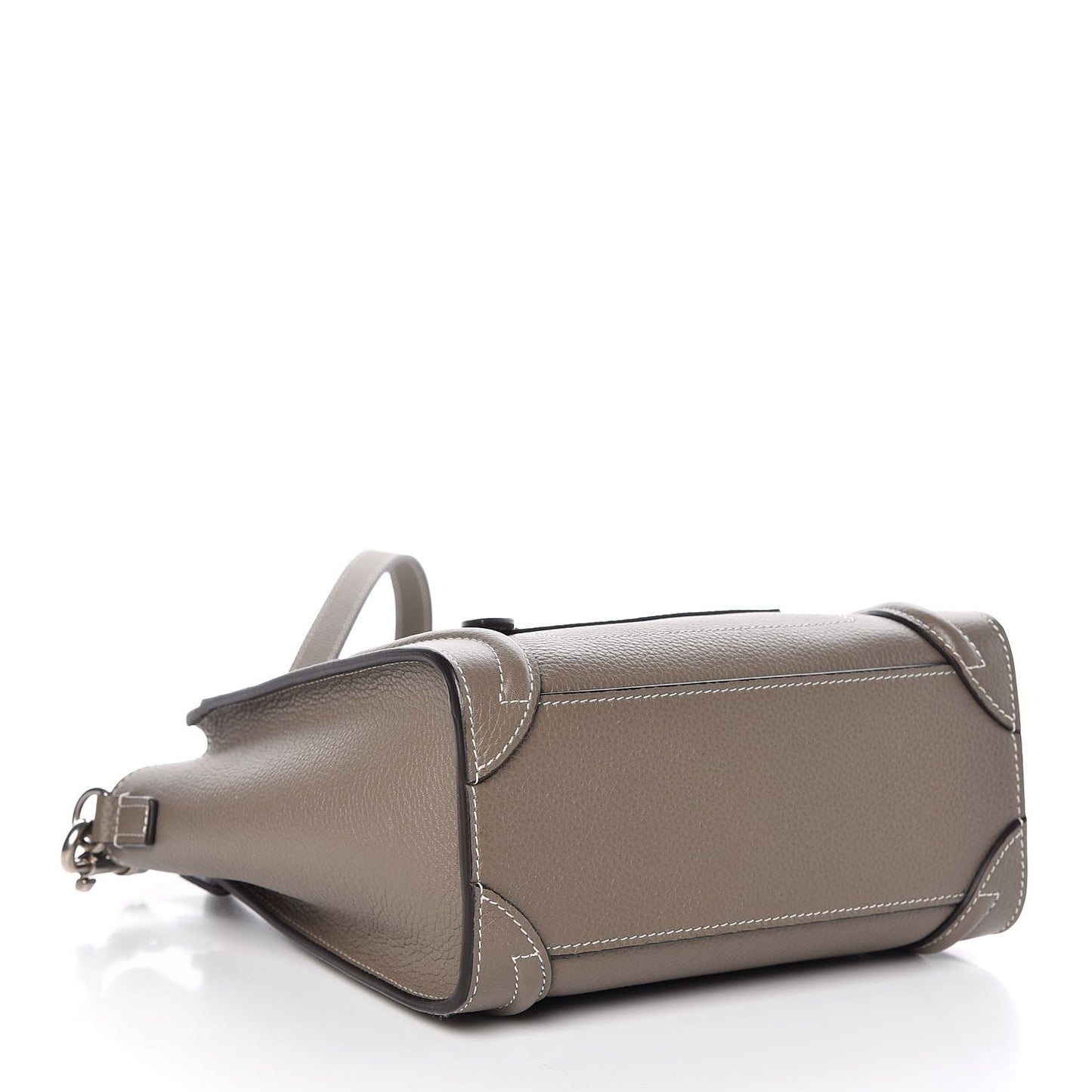 Drummed Calfskin Nano Luggage Souris