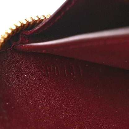 Louis Vuitton Vernis Zippy Wallet Rouge Fauviste 7 of 8
