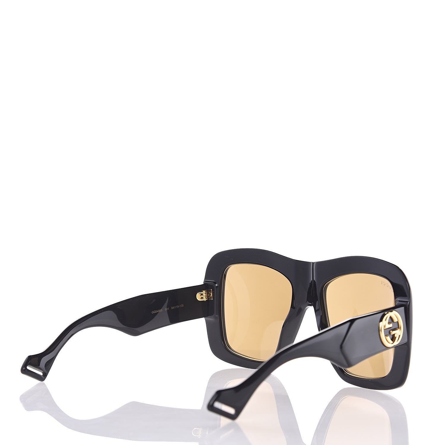 Gucci Acetate Square Frame Sunglasses GG0498S Black 4 of 7