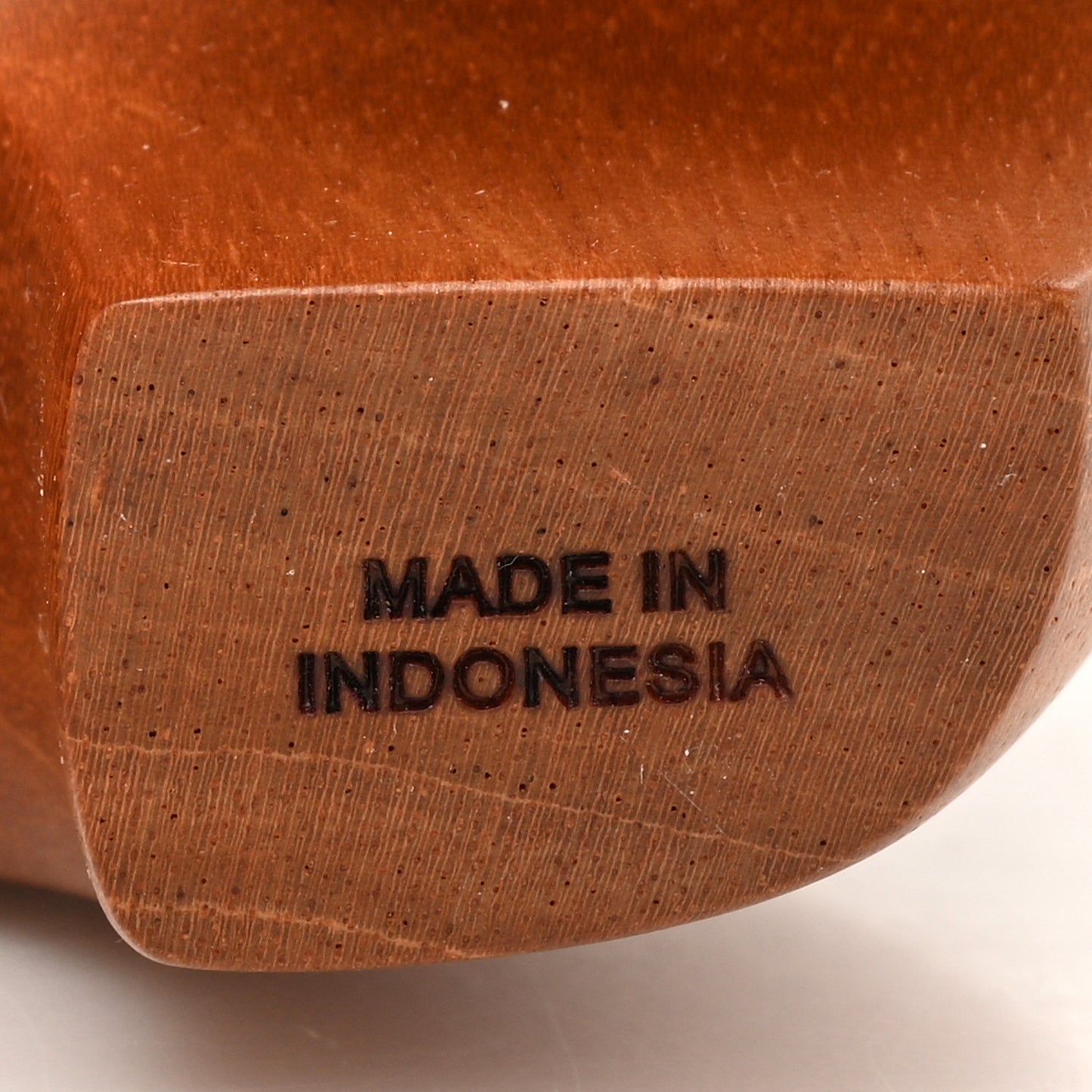 Mahogany Wood Elephant Lao Paperweight Naturel