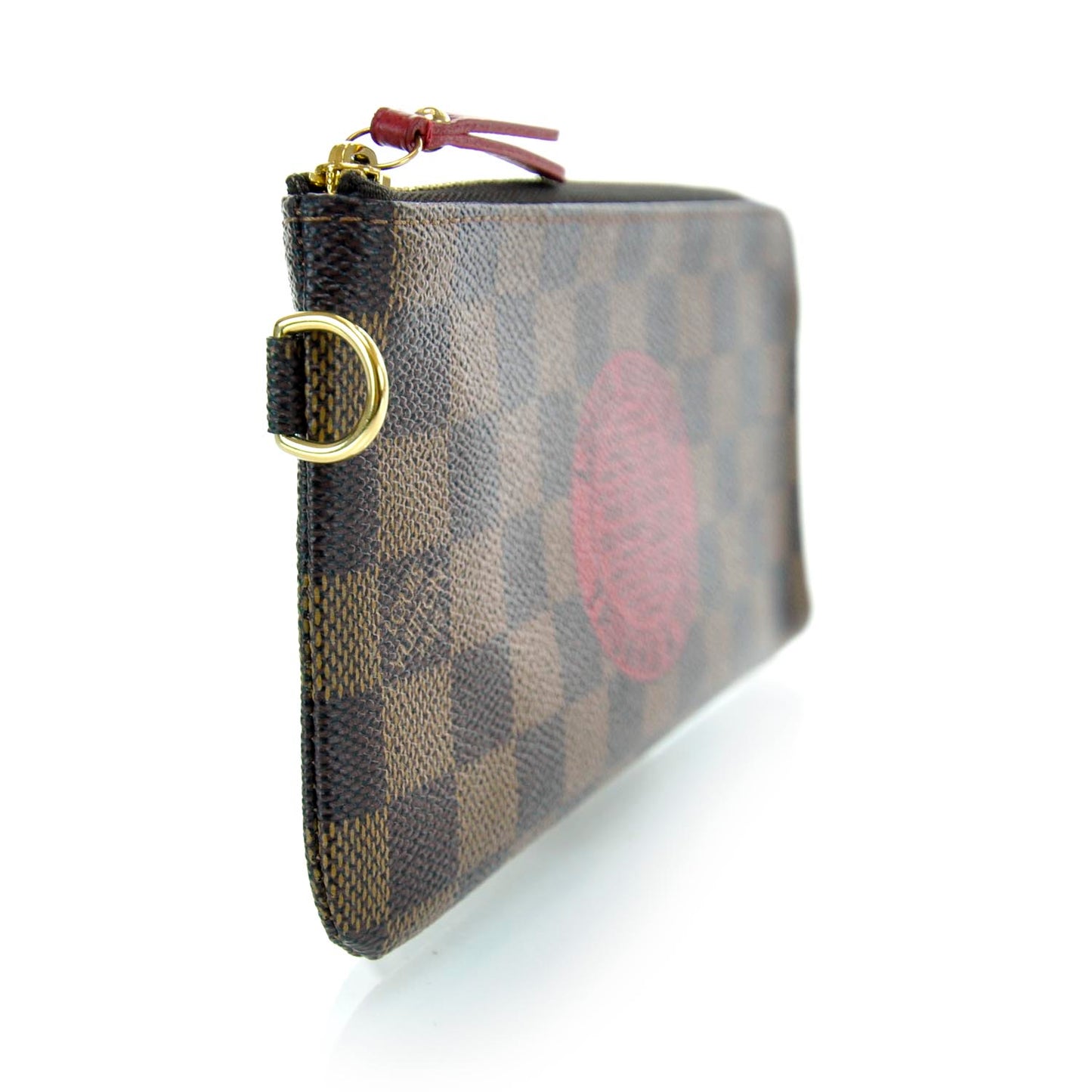 Damier Ebene Complice Trunks and Bags Wallet Red