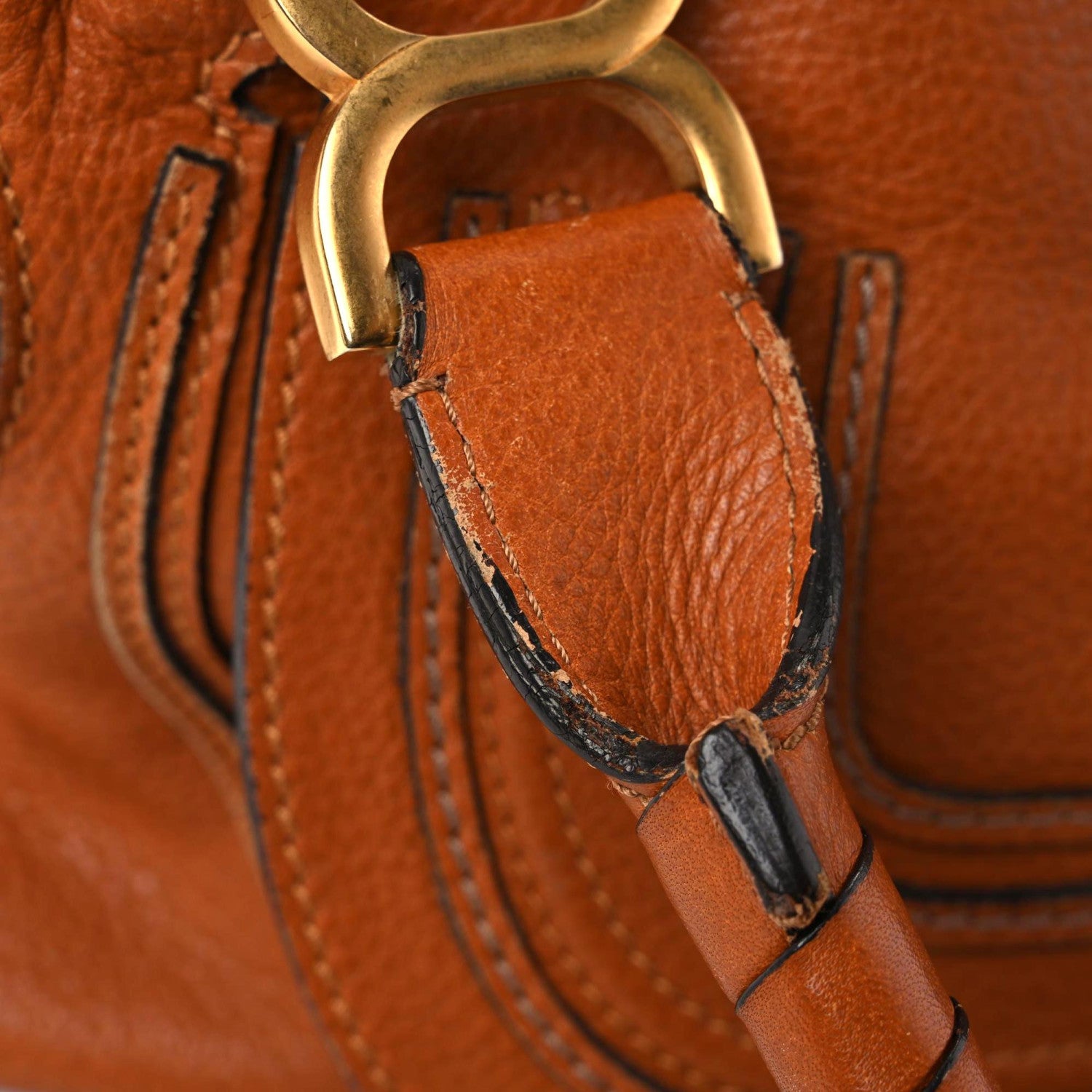 Chloe Calfskin Medium Marcie Satchel Tan 18 of 32