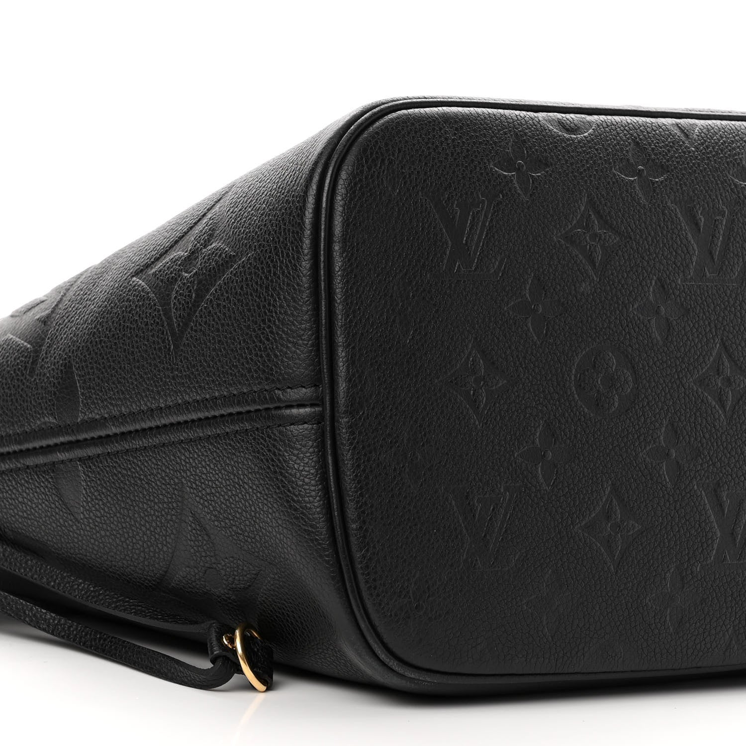 Louis Vuitton Empreinte Monogram Giant Neverfull MM Black 9 of 10
