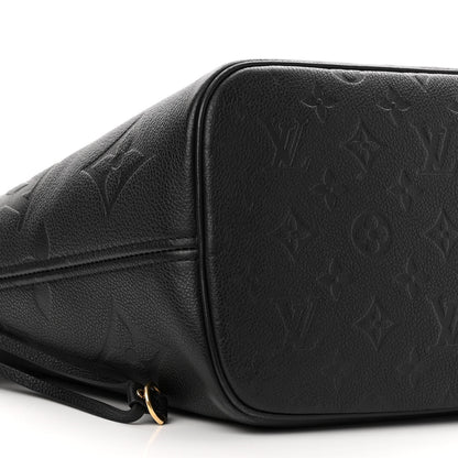 Louis Vuitton Empreinte Monogram Giant Neverfull MM Black 9 of 10