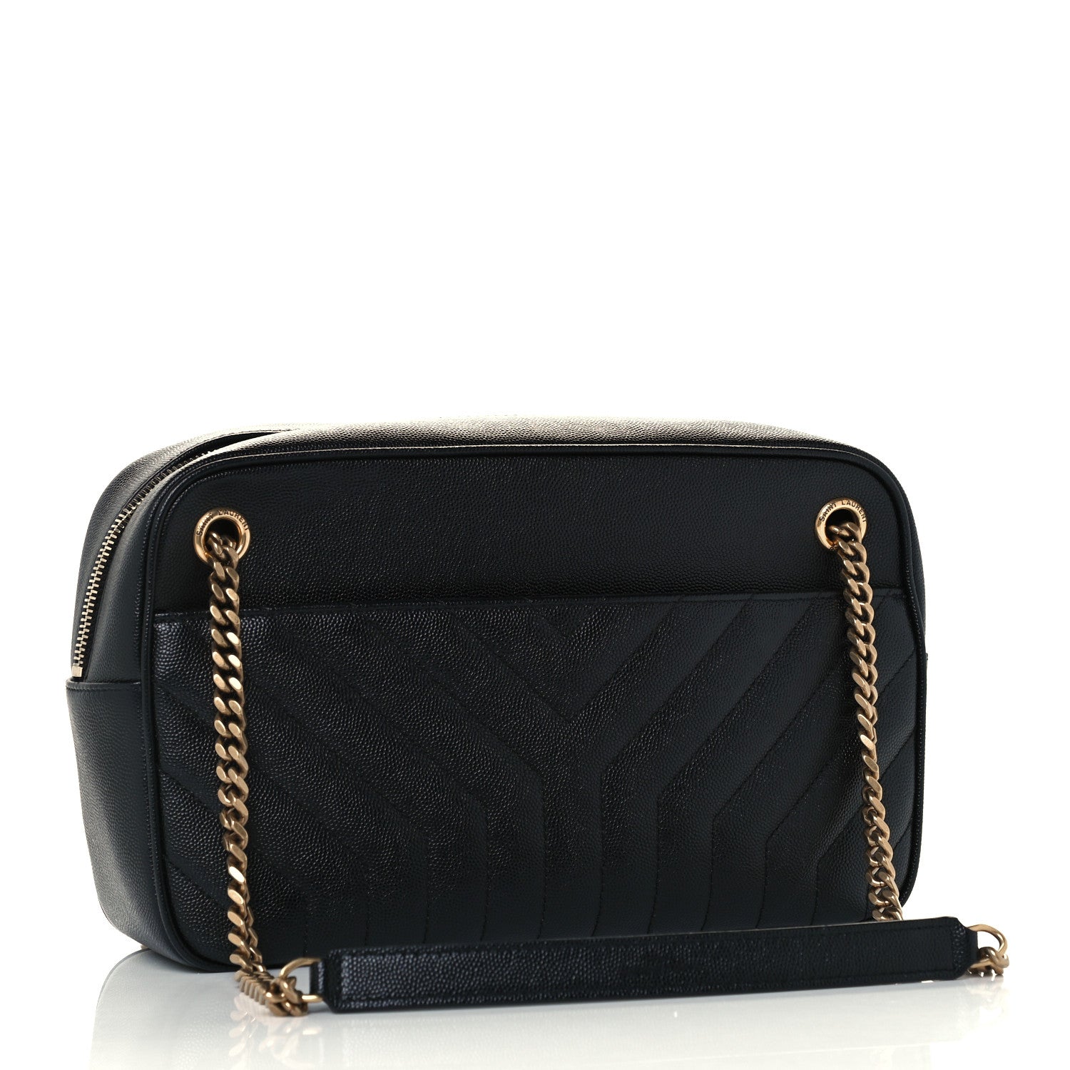 Saint Laurent Calfskin Matelasse Joan Camera Bag Black 2 of 11