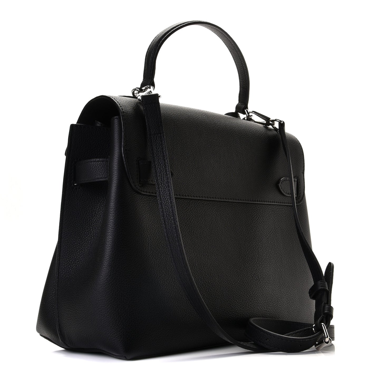 Soft Calfskin Lockme Ever Black