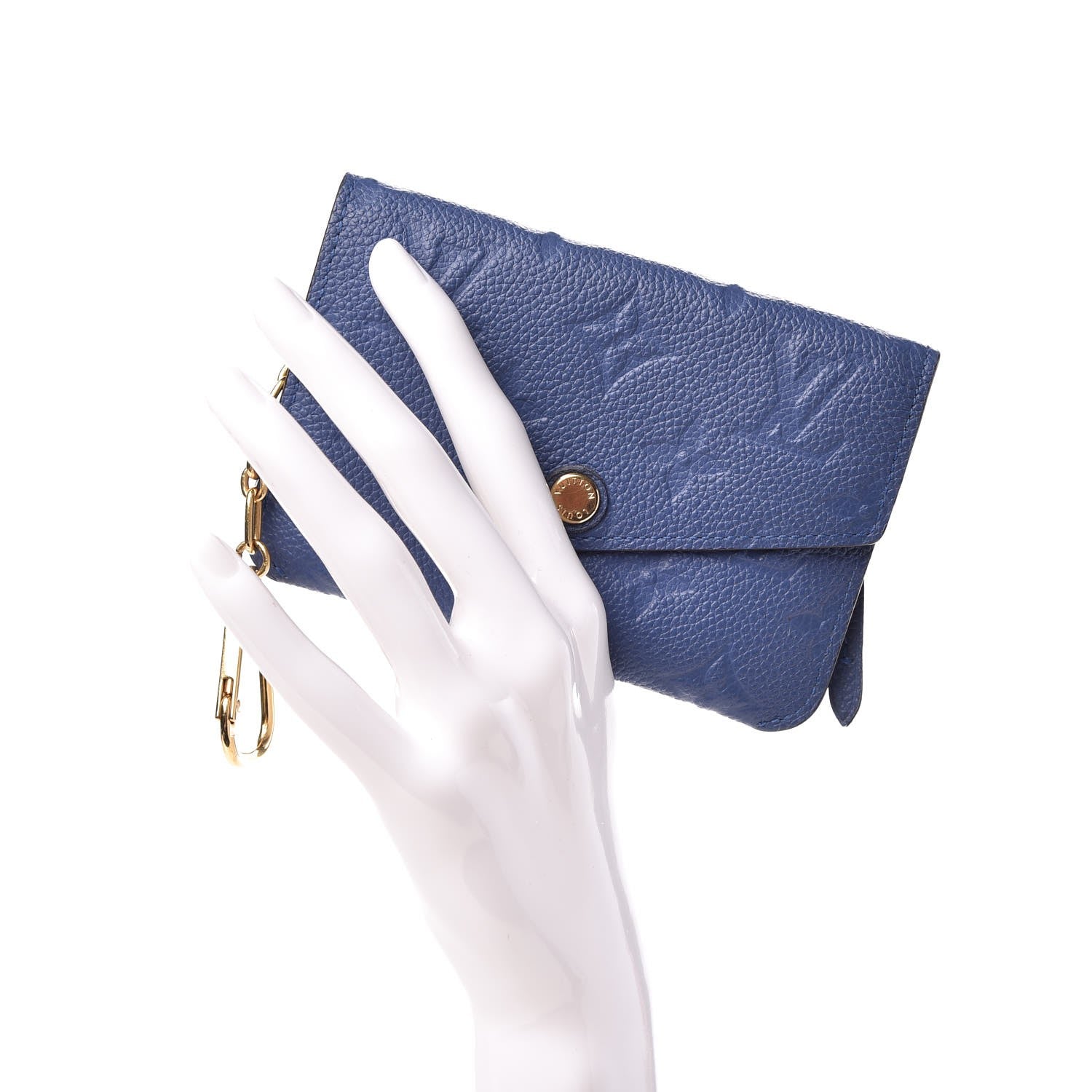 Louis Vuitton Empreinte Key Pouch Denim 2 of 7