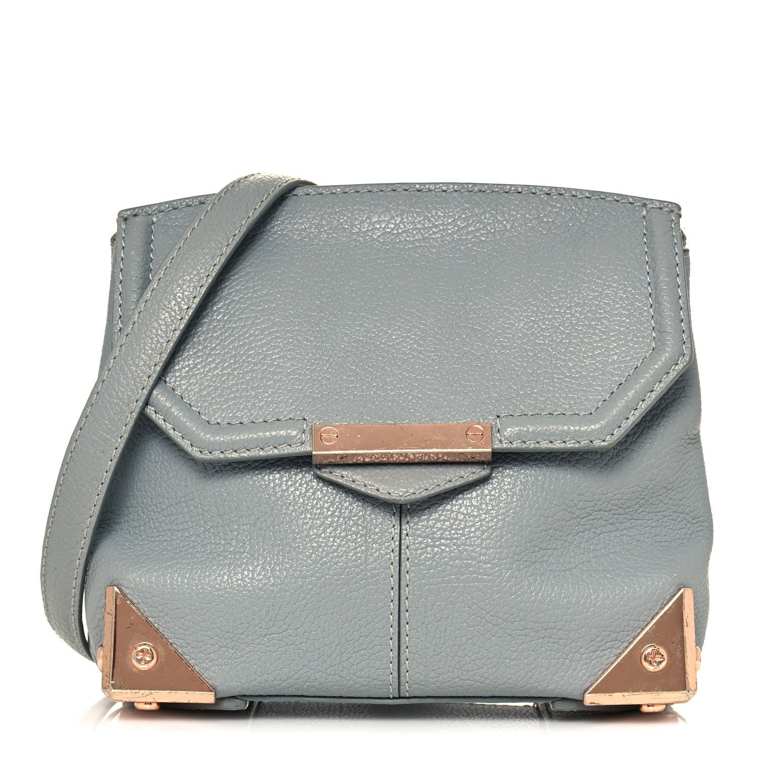 Alexander Wang Calfskin Small Marion Tote Mercury Rose Gold Hardware 1 of 14