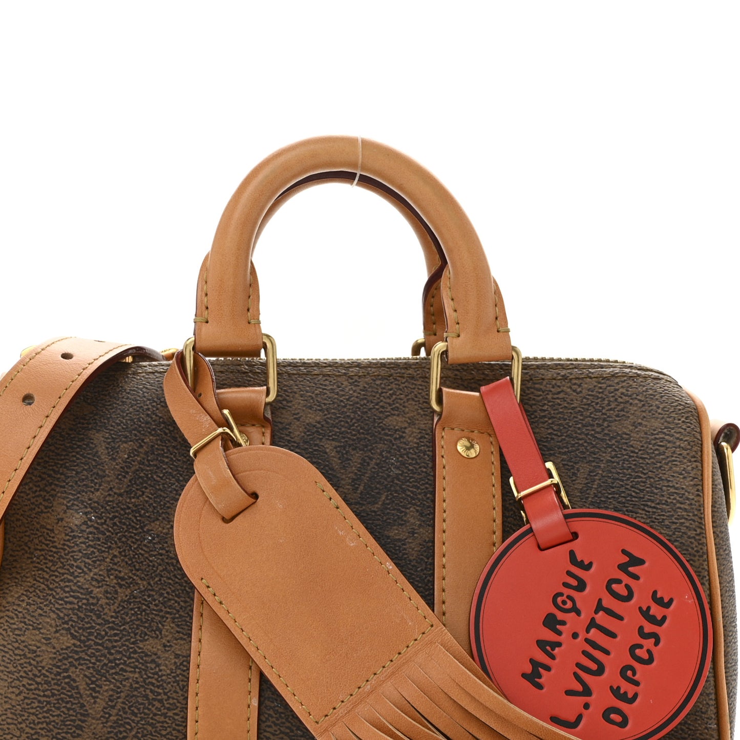 Monogram Dust Keepall Bandouliere 25