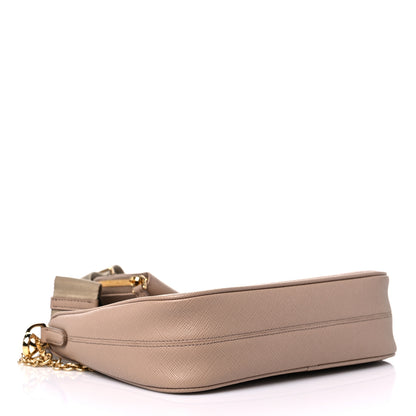 Prada Saffiano Re-Edition 2005 Shoulder Bag Cammeo Beige 4 of 10