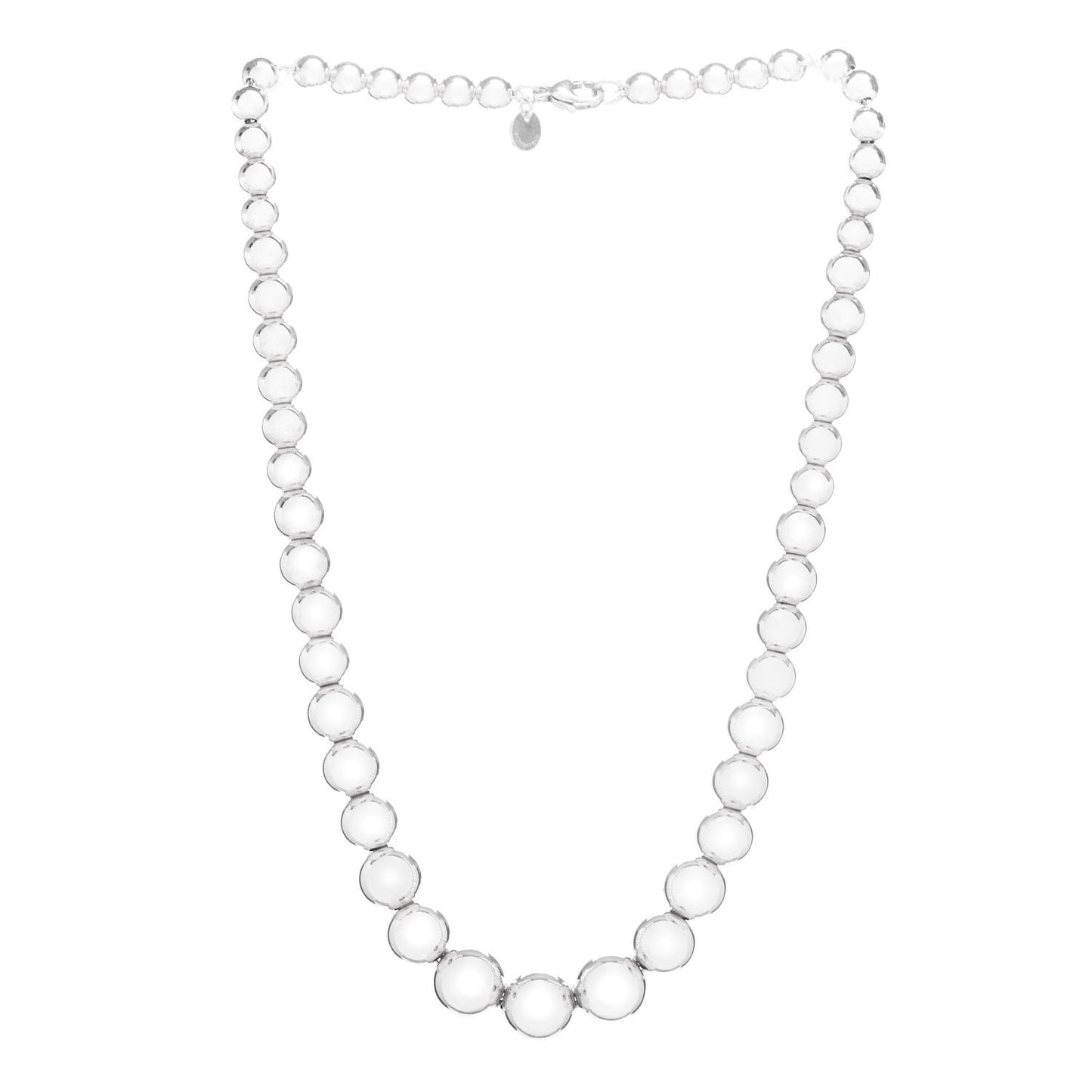 Sterling Silver HardWear Graduated Ball Necklace