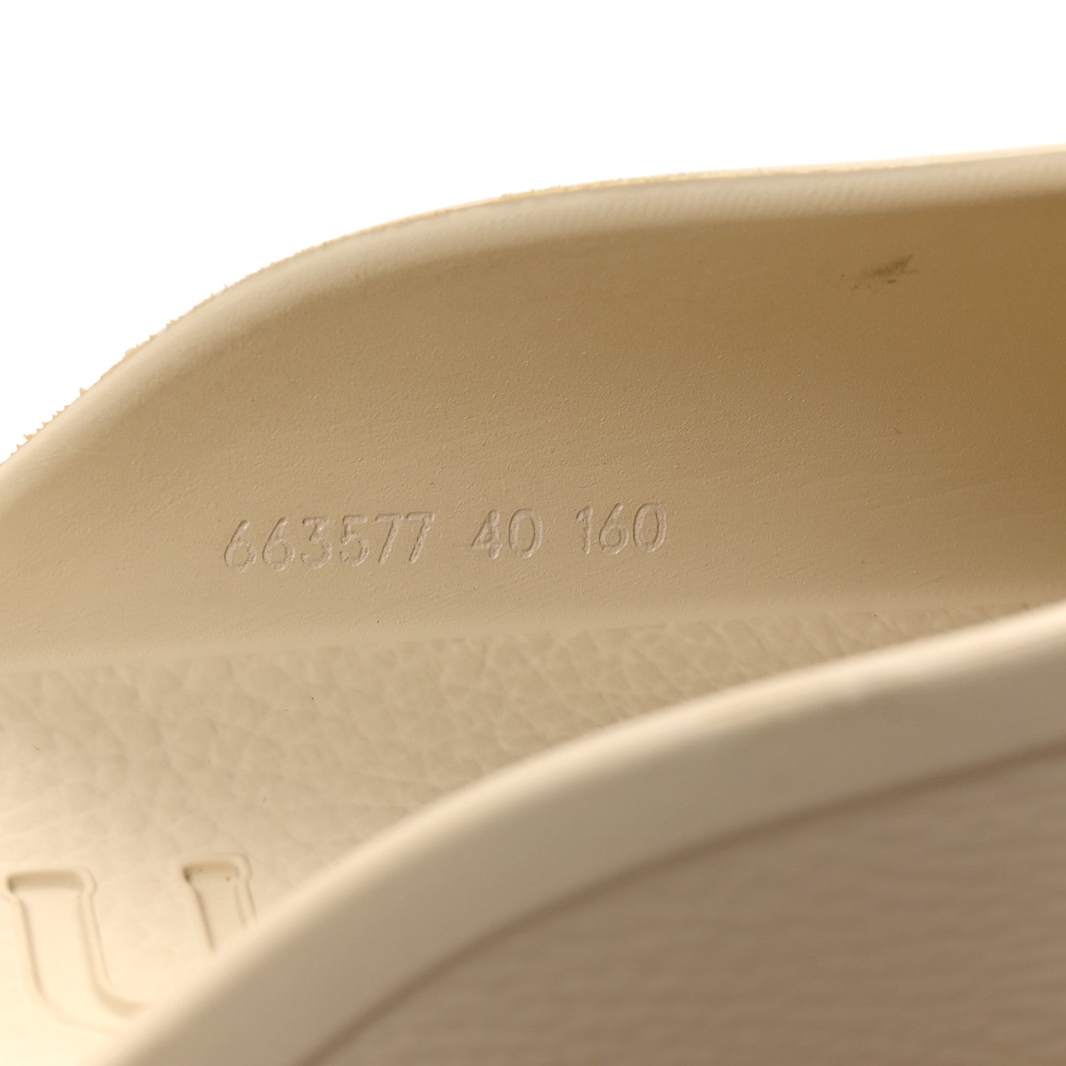 Gucci Rubber Monogram GG Go Through Platform Slide Clogs Mystic White 8 of 10