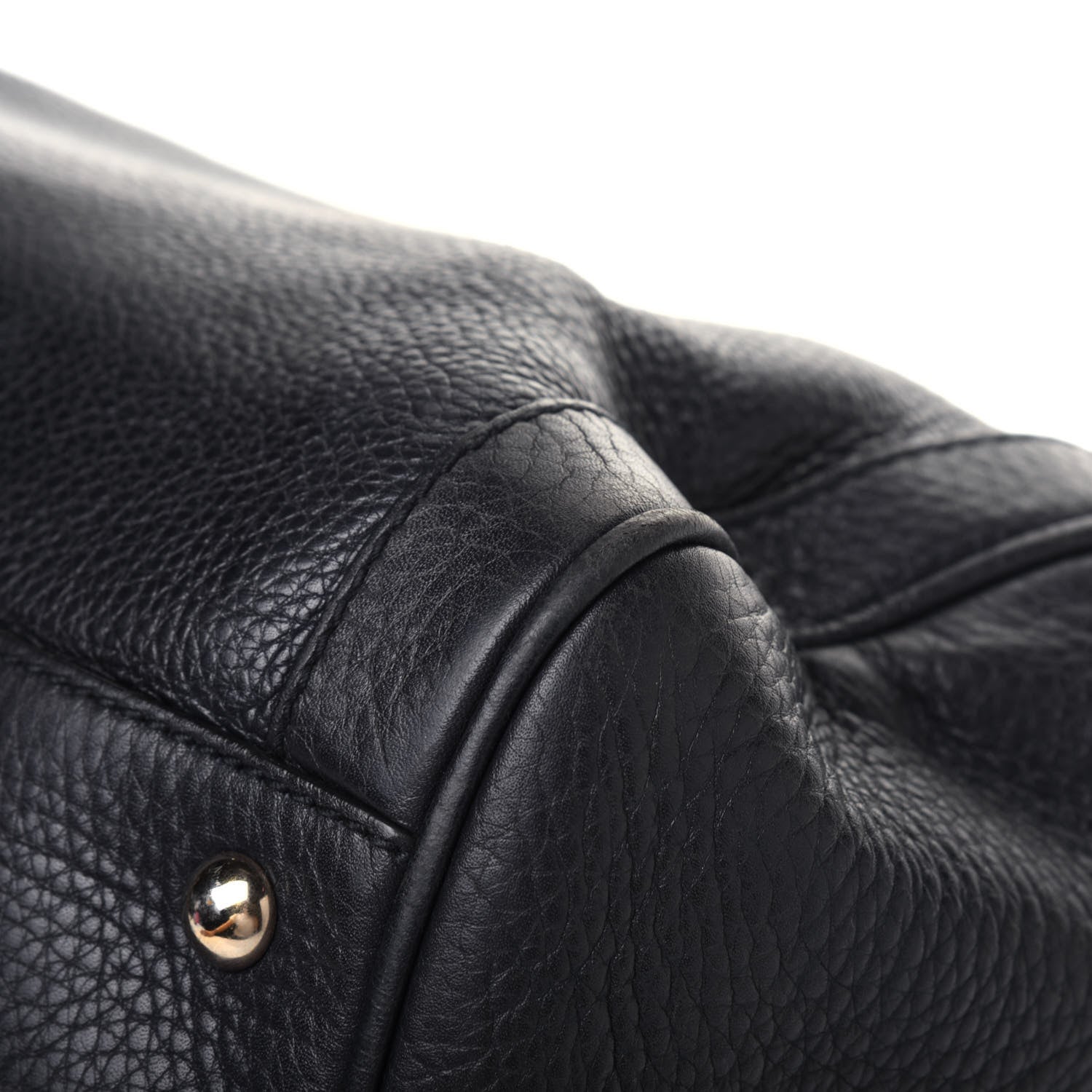 Gucci Pebbled Calfskin Medium Soho Boston Black 24 of 33