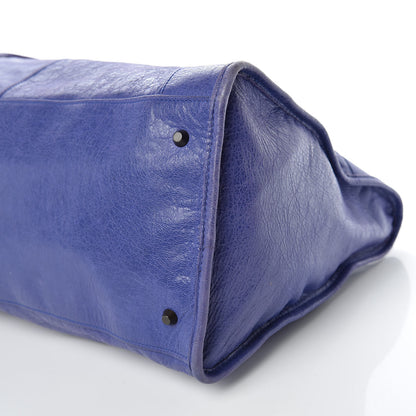 Balenciaga Agneau Classic Hardware Work Bleu Lavande 8 of 14