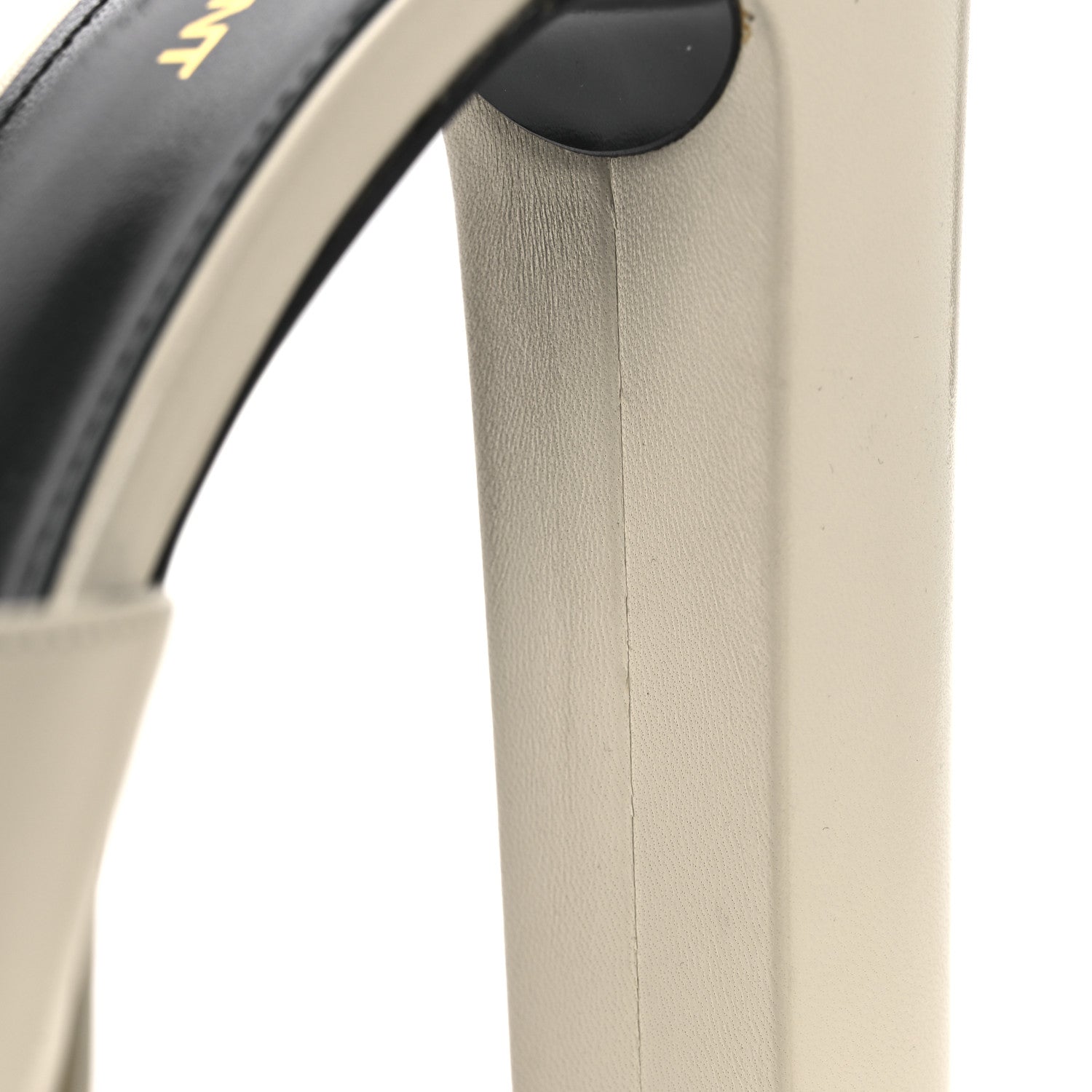 Saint Laurent New Belfagor Jodie 95 Platform Sandals 40 Pearl 12 of 13