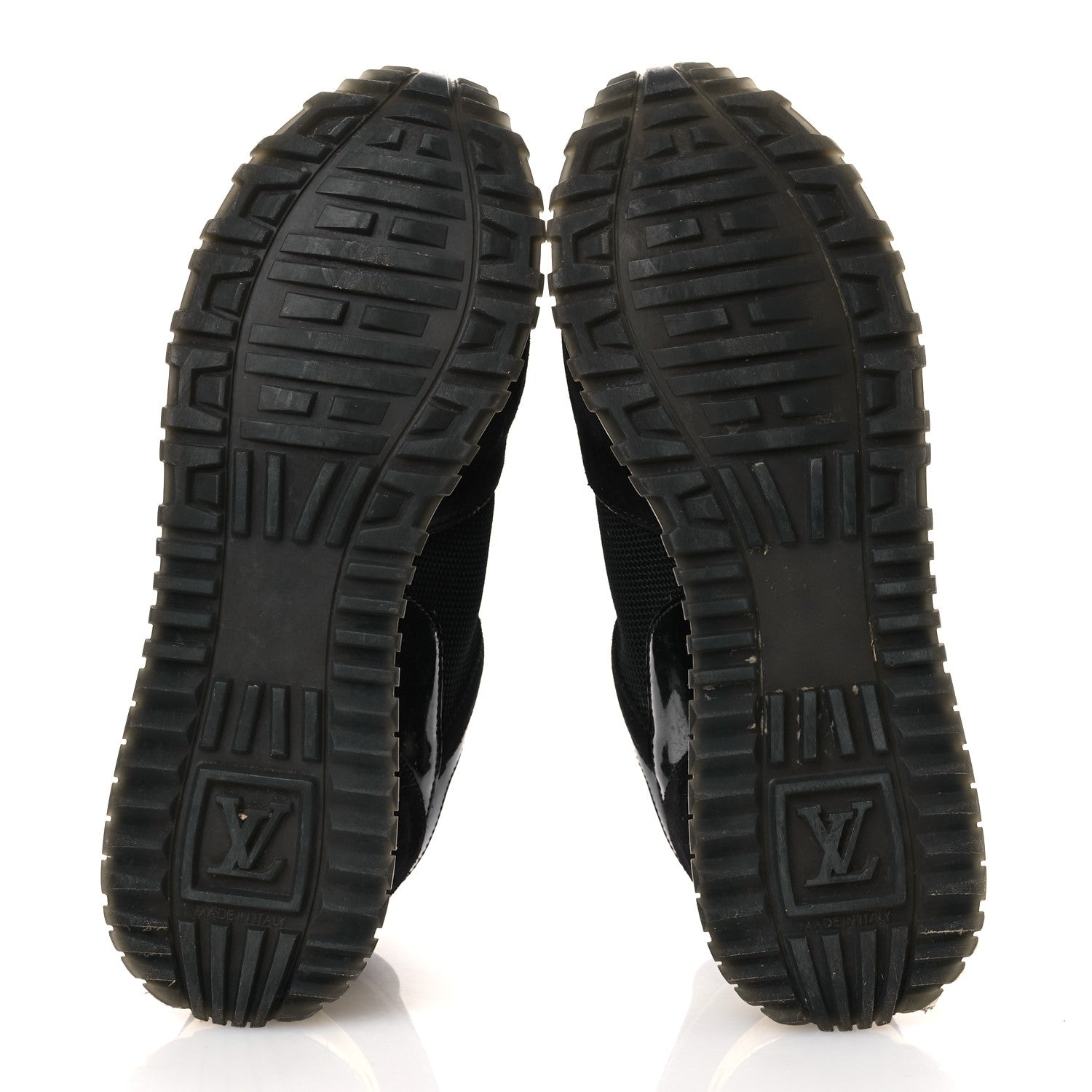 Louis Vuitton Suede Monogram Run Away Sneakers 36.5 Black 7 of 14