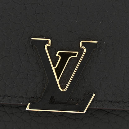 Louis Vuitton Taurillon Capucines Compact Wallet Black 16 of 16