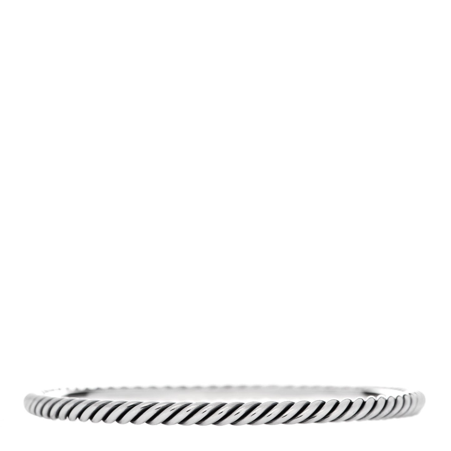 Sterling Silver 4mm Cable Classics Bangle Bracelet