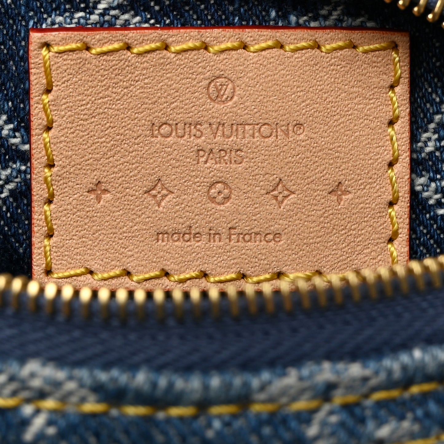 Monogram Denim Mini Papillon Denim Blue