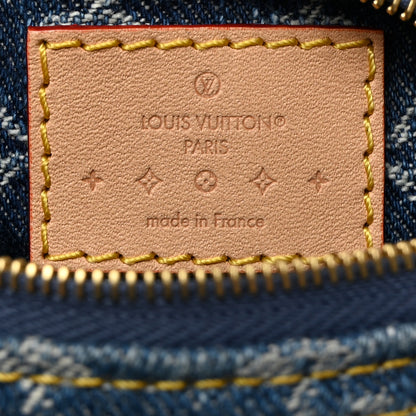 Louis Vuitton Monogram Denim Mini Papillon Denim Blue 6 of 6