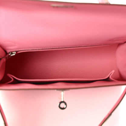 Hermes Epsom Kelly Sellier 25 Rose Confetti 9 of 17