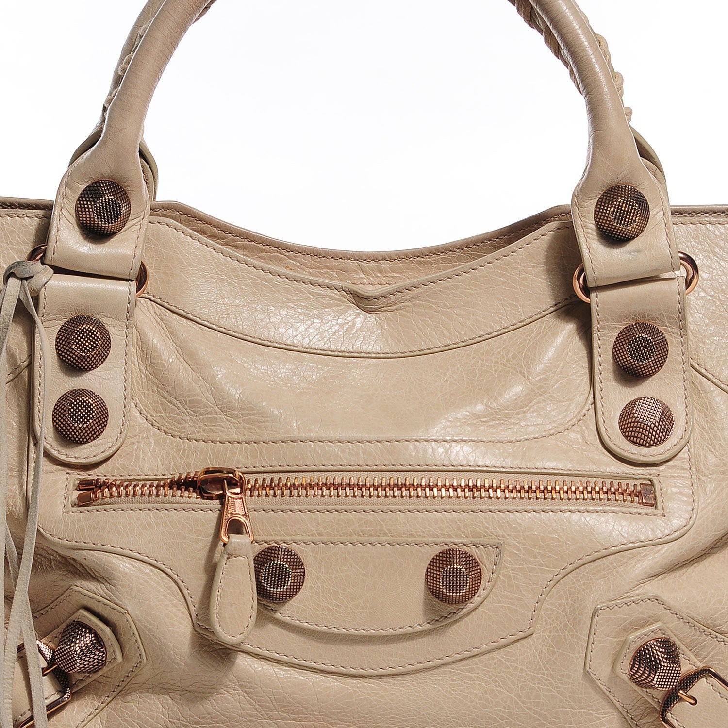 Balenciaga Agneau Giant 21 Rose Gold Hardware City Praline 6 of 12