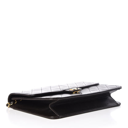 Chanel Lambskin Quilted Medium Single Flap Black 4 of 16