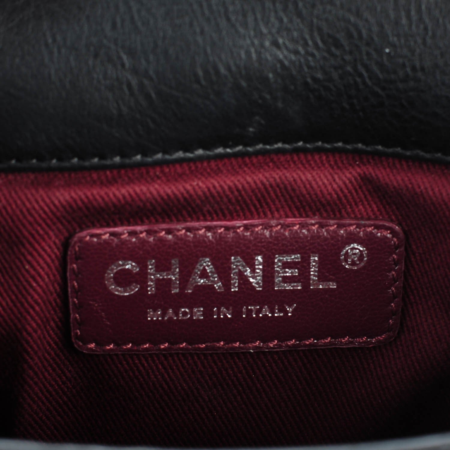 Chanel Calfskin Quilted Coco Sporran Small Tassel Flap Black 7 of 8