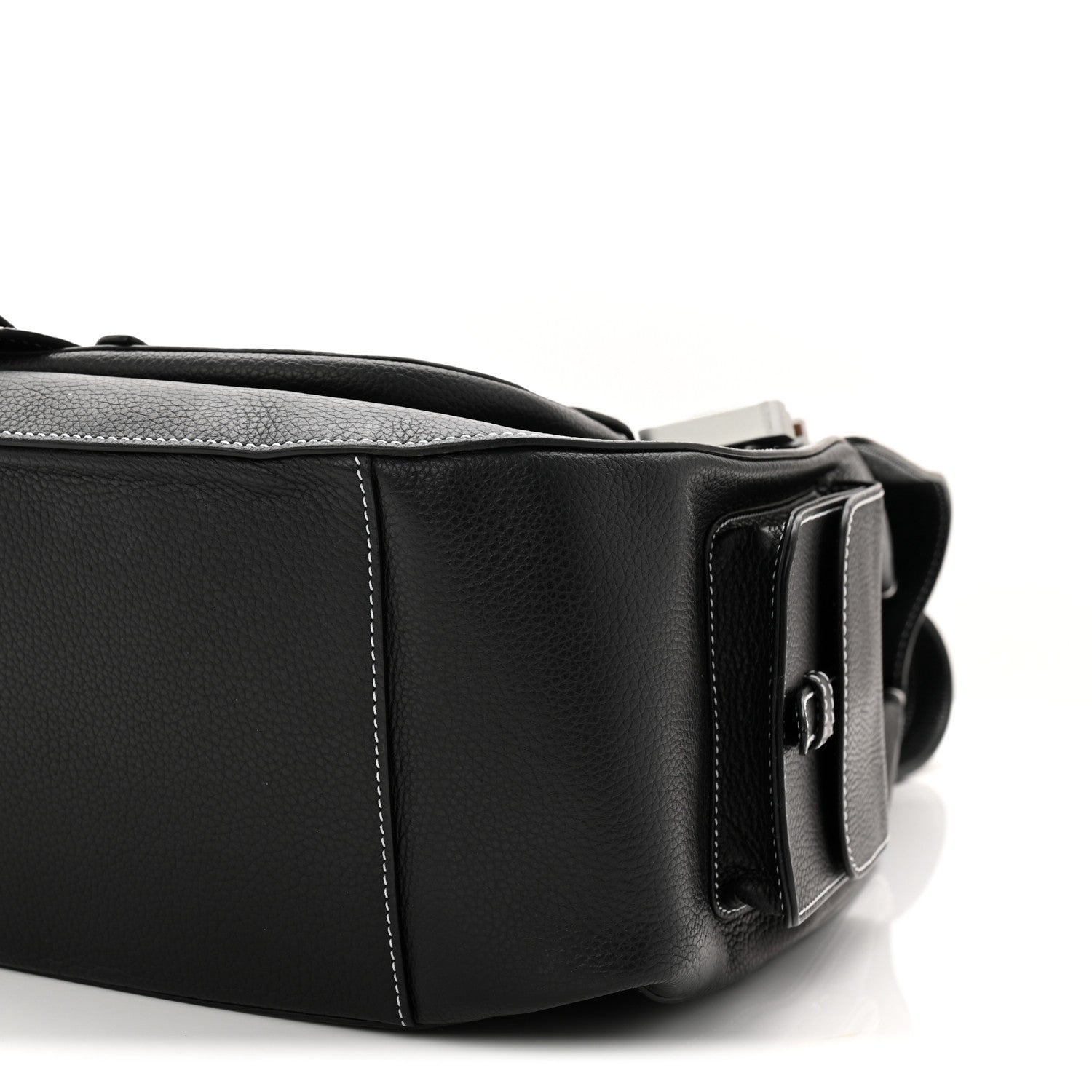 Christian Dior Grained Calfskin Maxi Gallop Backpack Black 10 of 10