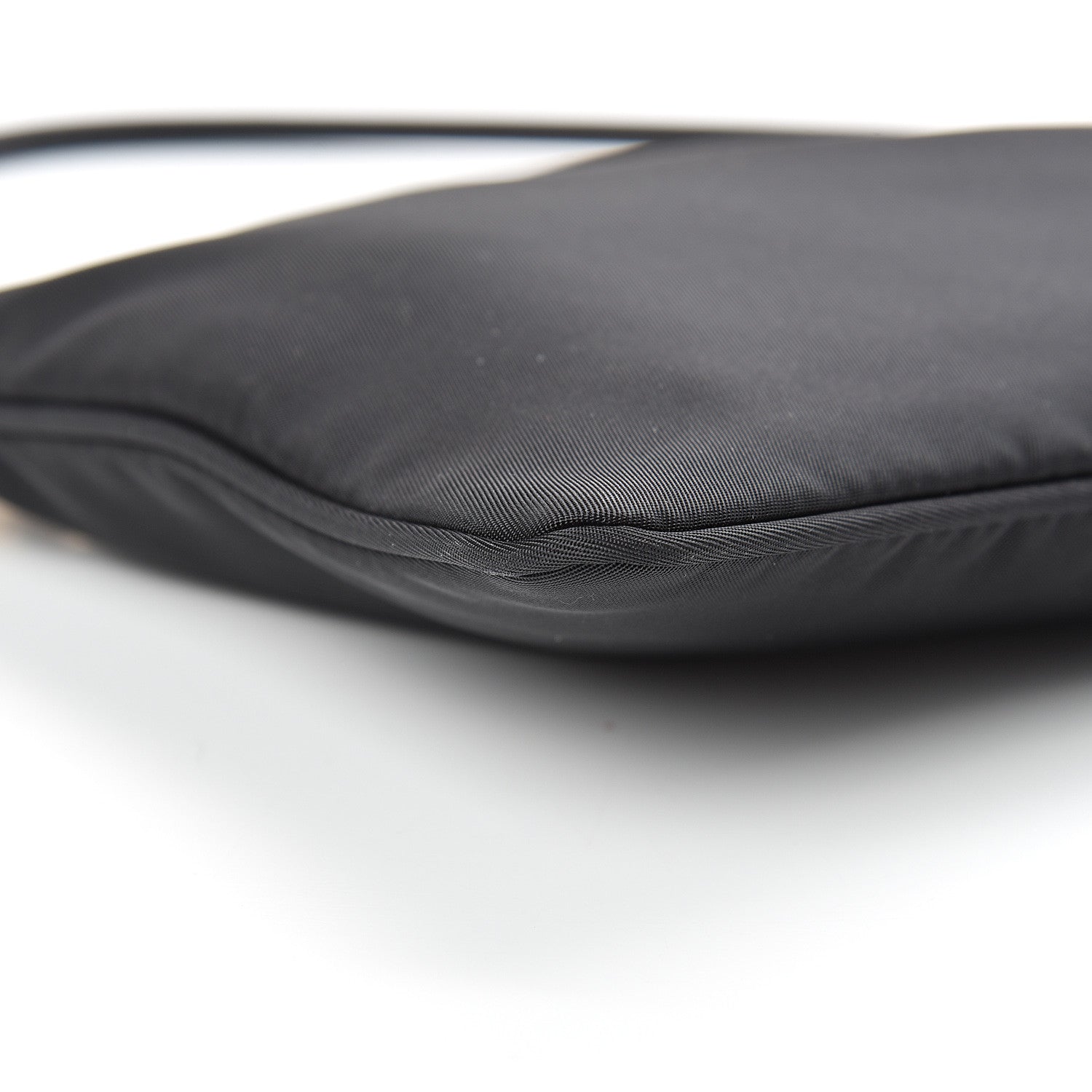 Prada Tessuto Nylon Pochette Bag Black 9 of 10