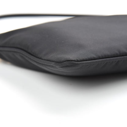 Prada Tessuto Nylon Pochette Bag Black 9 of 10