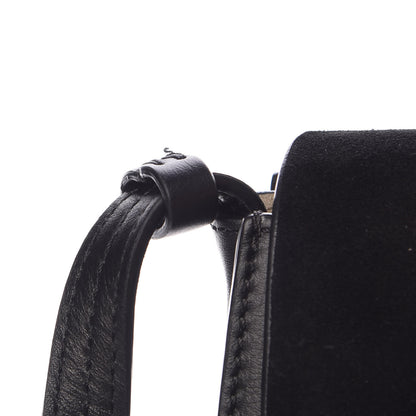 Chloe Suede Calfskin Small Faye Shoulder Bag Black 11 of 11