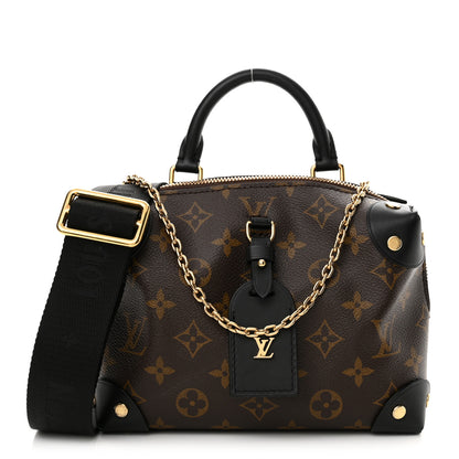 Louis Vuitton Monogram Petite Malle Souple Black 1 of 9