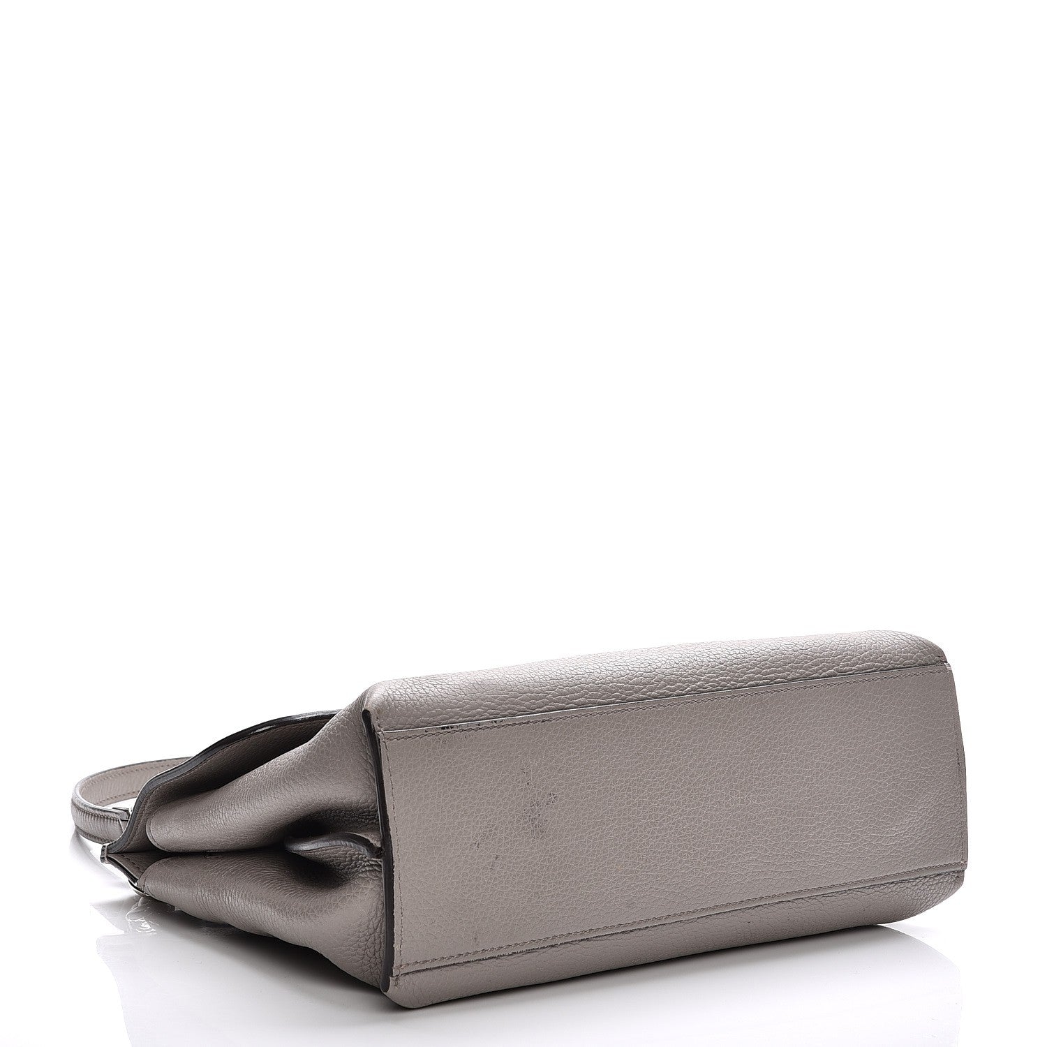 Gucci Cellarius Calfskin Small Bamboo Daily Top Handle Bag Storm Grey 5 of 14