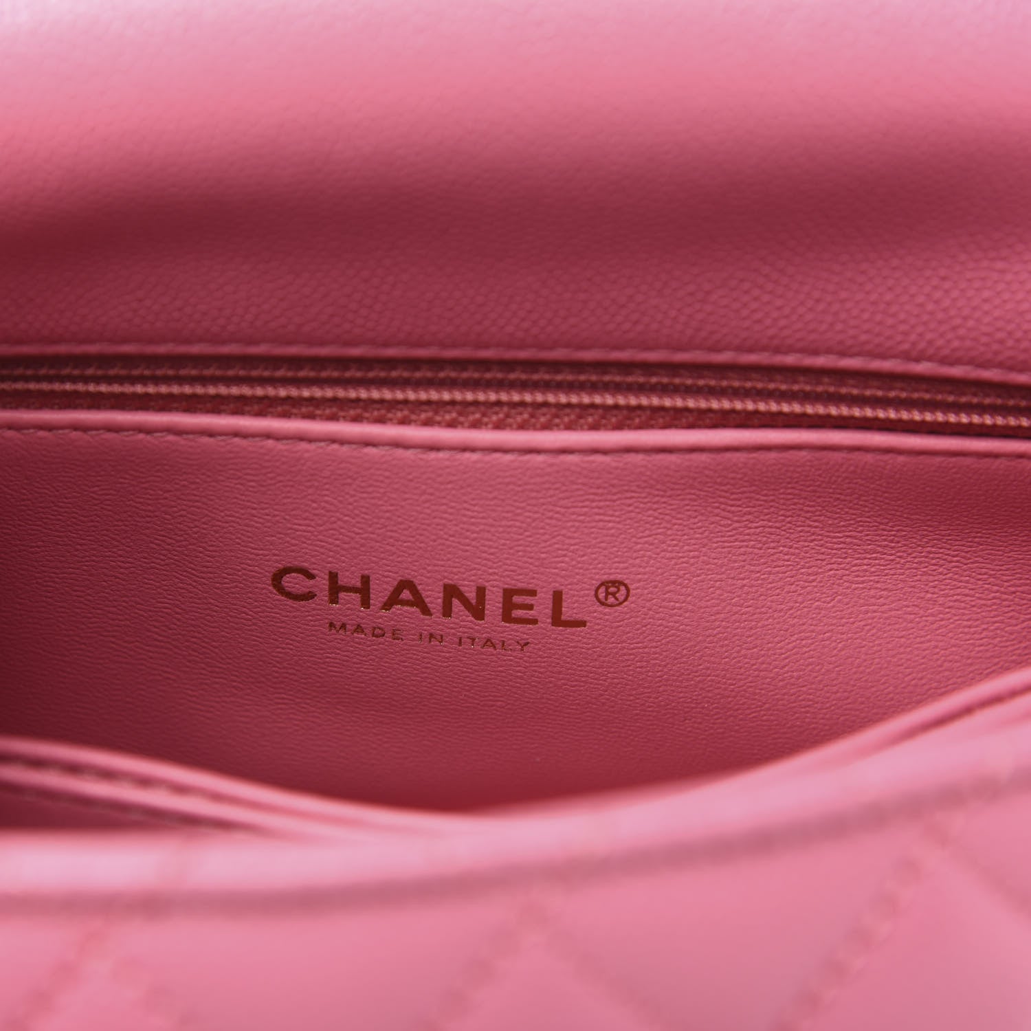 Chanel Caviar Lizard Embossed Quilted Mini Coco Handle Flap Pink 6 of 9