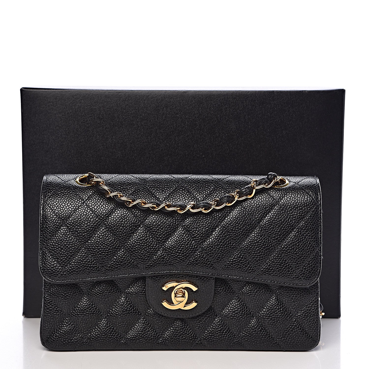 Chanel Caviar Quilted Small Double Flap Black 14 of 14