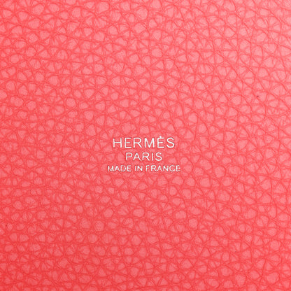 Hermes Taurillon Clemence Picotin Lock 18 PM Rose Azalee 6 of 11