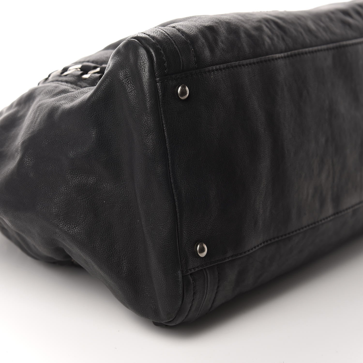 Chanel Calfskin East West Modern Chain Tote Black 6 of 9