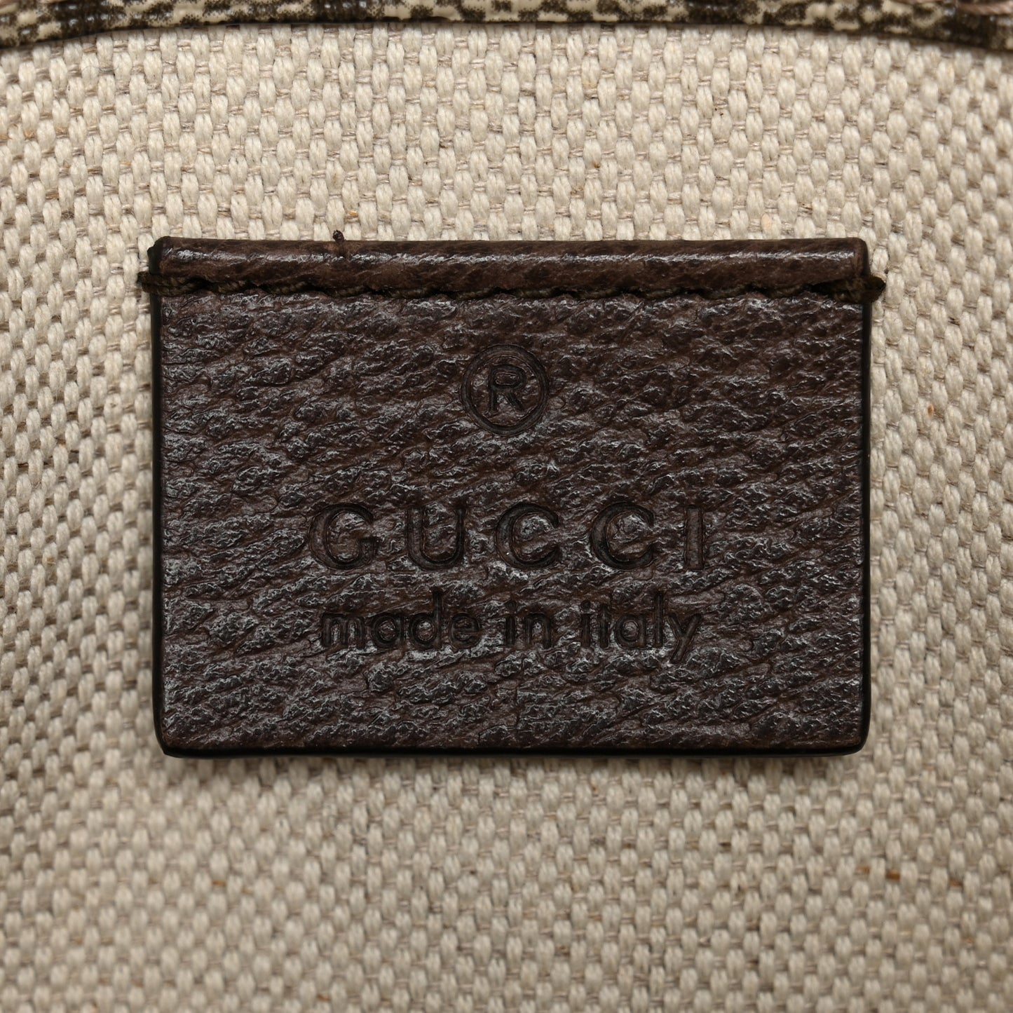 GG Supreme Monogram Neo Vintage Web Belt Bag Brown