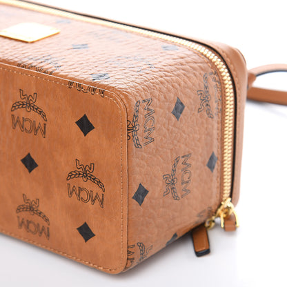 MCM Visetos Vanity Case Cognac 8 of 8