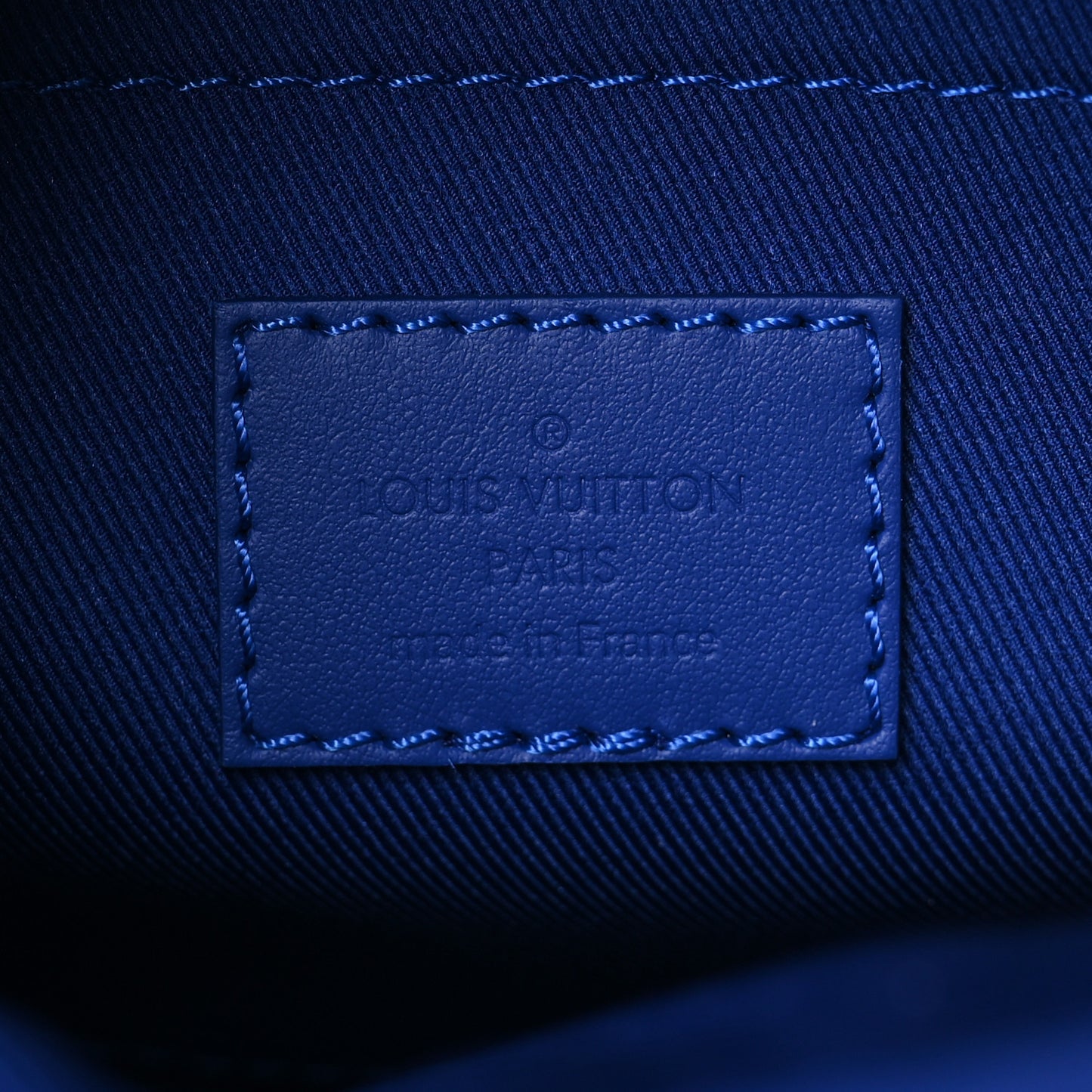 Taurillon Monogram S Lock Messenger Blue